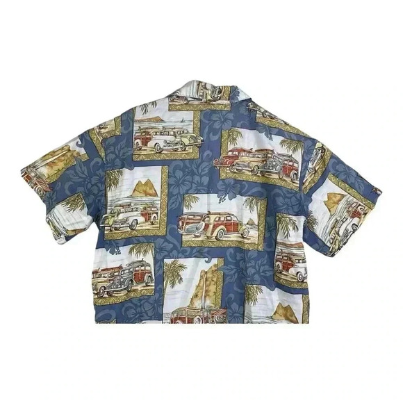 MATT RIDER HAWAIIAN SHIRT MEN'S S - LAGUNA BEACH, CALIFORNIA - MADE IN USA Cars - Picture 6 of 13